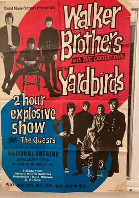 Walker Brothers Poster
My thanks to Hilary Youngman for this photo
