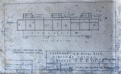 Drawing of 154A, B & C (& others) Gibraltar Crs
Keywords: Derek Elwin;Gibraltar Crescent
